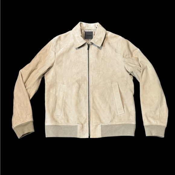 THEORY***Wyatt Zip SUEDE Jacket***Medium $1195 NWT - Picture 6 of 11